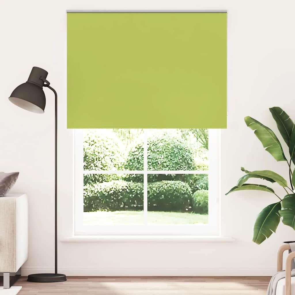 vidaXL Verdunkelungsrollo Grün 150x230cm Stoffbreite 146,6cm Polyester