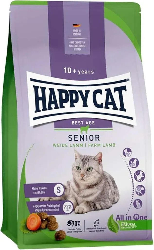HappyCat Senior Agnello: Recensione e Benefici per il Gatto Anziano