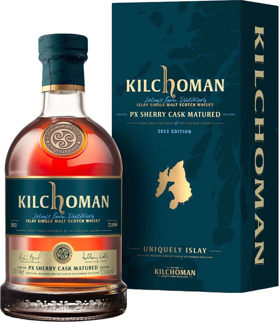 Kilchoman PX Sherry Cask Matured + Box 700ml 50% Vol.