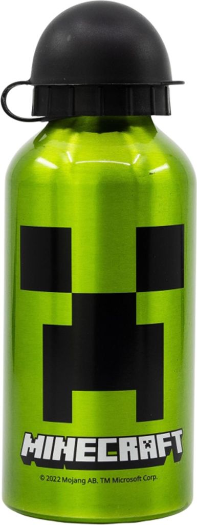 Bottiglia in alluminio Minecraft 400 ml - Pratica e a prova Immagine del prodotto 