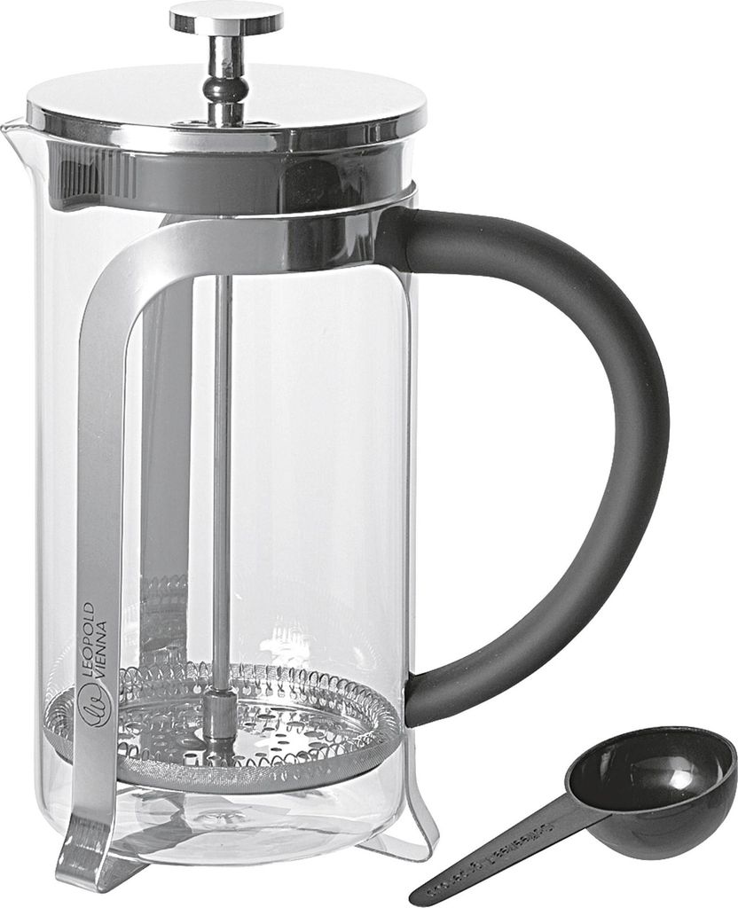Leopold Vienna Kaffeebereiter 1l 8 Tassen Glas/Edelstahl  Produktbild 