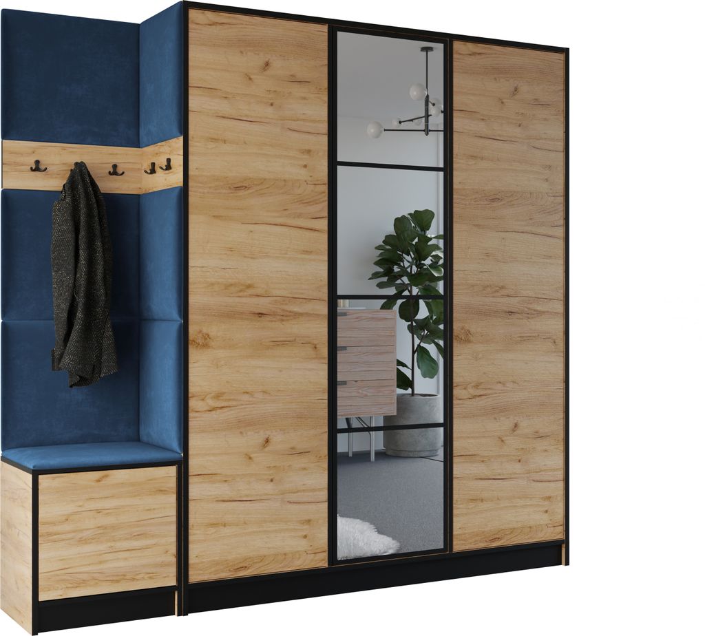 KIER FURNITURE Kleiderschrank EDEN, Schlafzimmer Schrank, Produktbild 