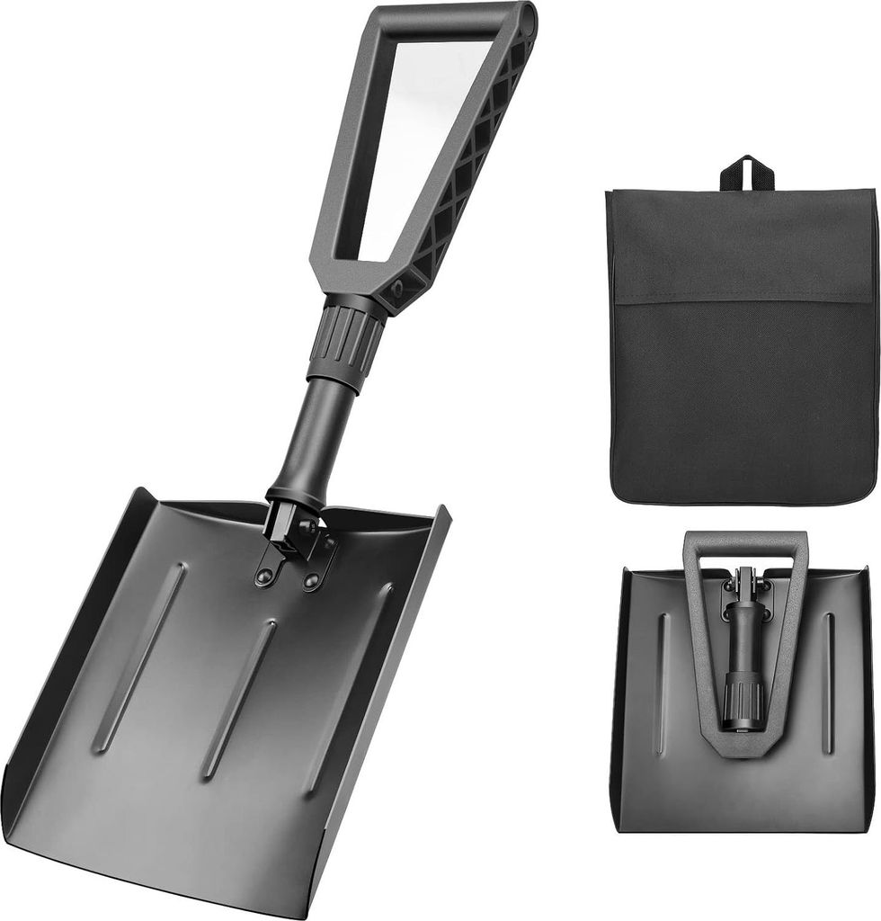Schneeschaufel,Klappspaten,Leichte Tragbare Schneeschaufel Aus Aluminium,Snow Removal Tools,Snow Shove Fš¹r Auffahrt,Outdoor, Camping, Survival, ...