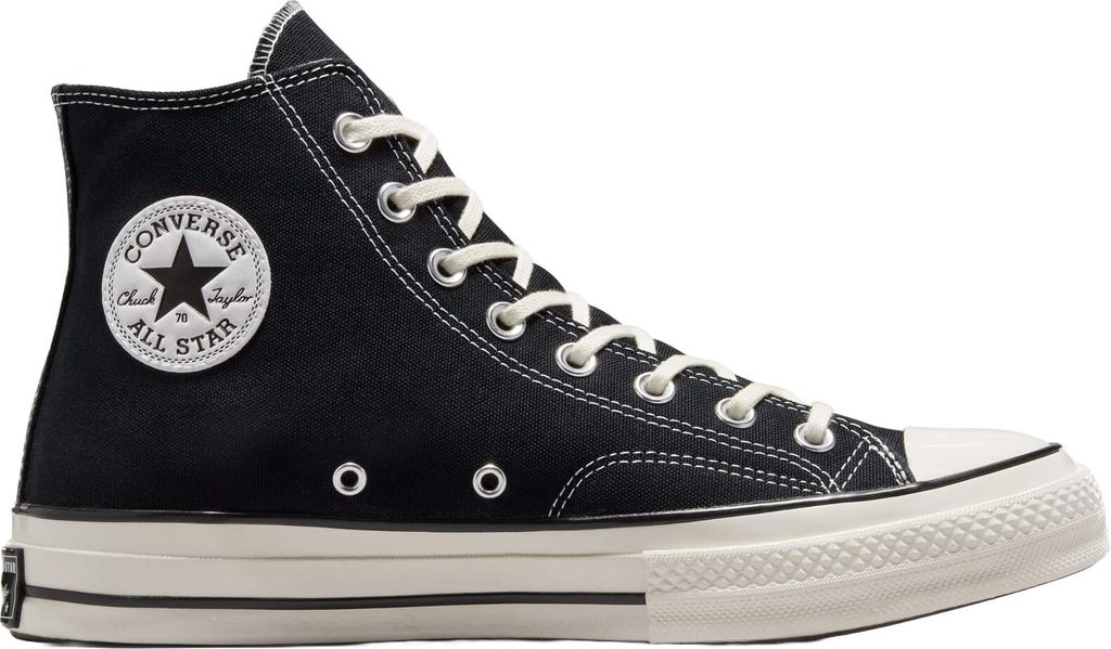 Converse Chuck 70 Classic High Top Zwart / Wit - Sneaker - 162050C hoge Converse All Stars Converse, Converse Sneakers, Converse All Star, Converse...
