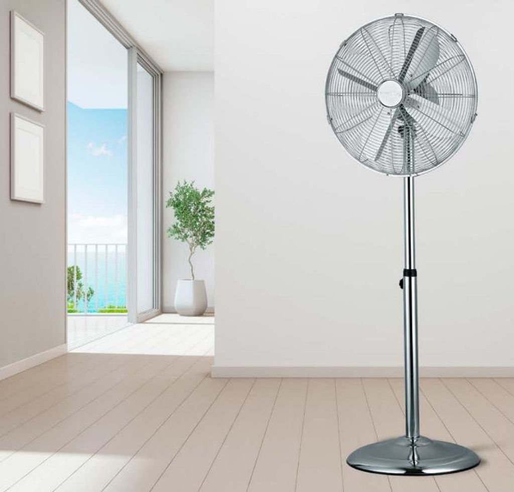 Smartway SVP40XC, Wentylator domowy z łopatkami, Chrom, Zdjęcie produktu 