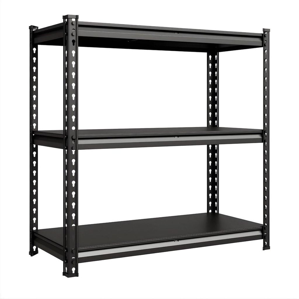 Schwerlast-Garagenregal 3/5 Ebenen – Verstellbares Stahlregal 91,4 cm / 182,9 cm – Industrielles Lagerregal für Garage, Werkstatt & Keller –...