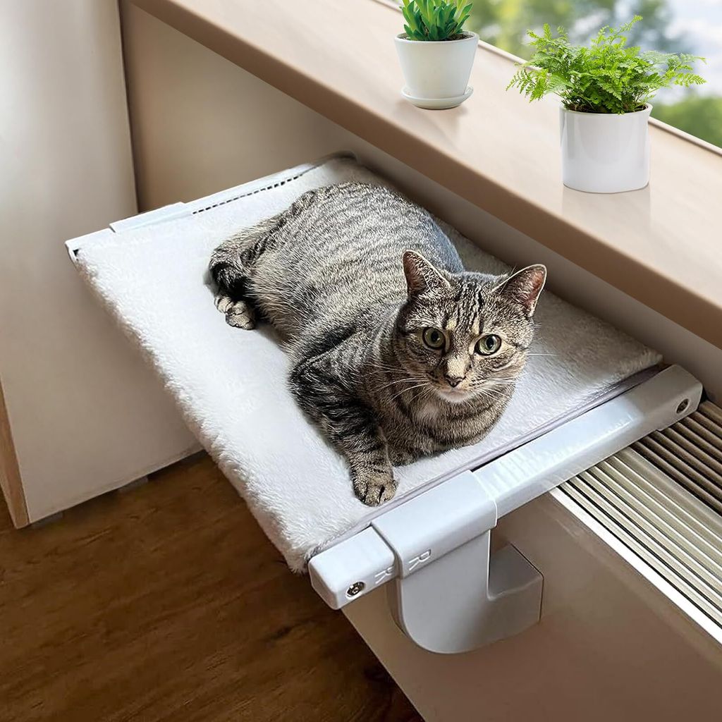Katzenliege Balkon Fensterhängematte für Heizung Heizkörper Produktbild 