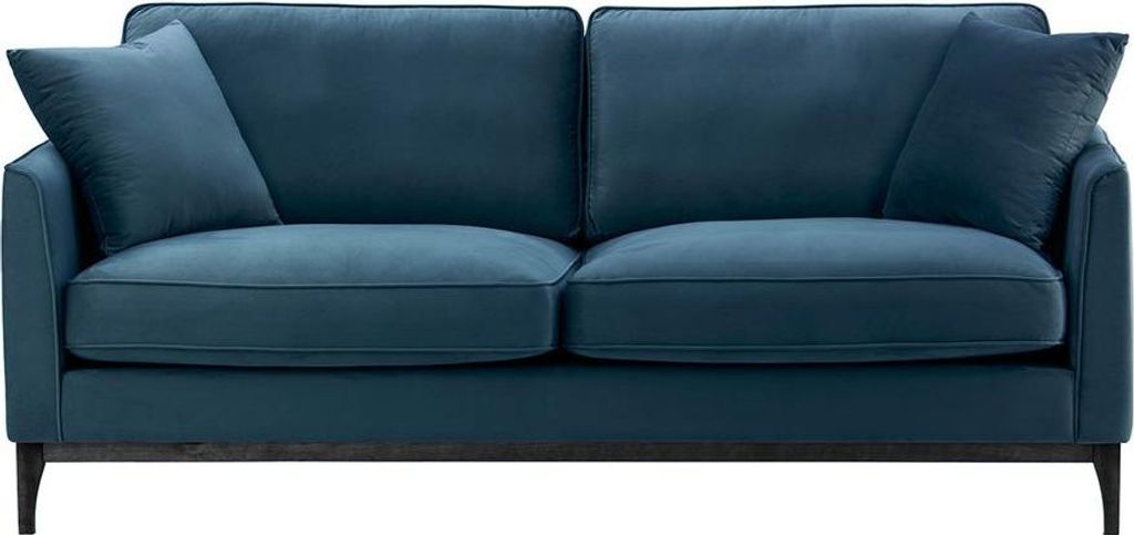 Dreisitzer-Sofa Linara-Velluto 11-black