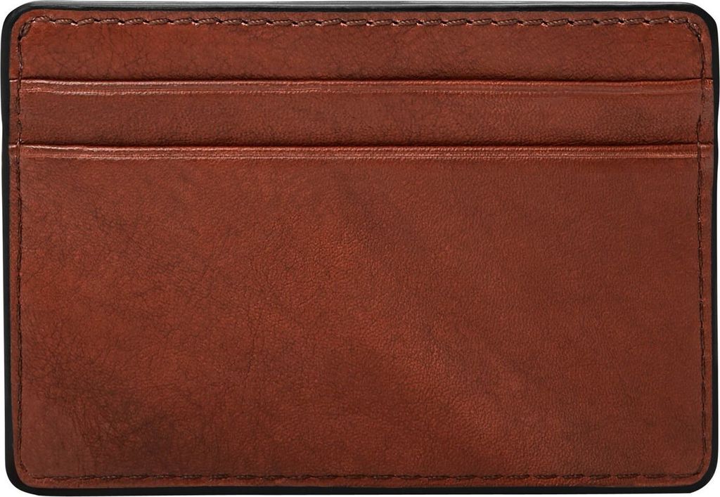 FOSSIL Kartenhalter Steven Card Case Burnt Henna rot Produktbild 