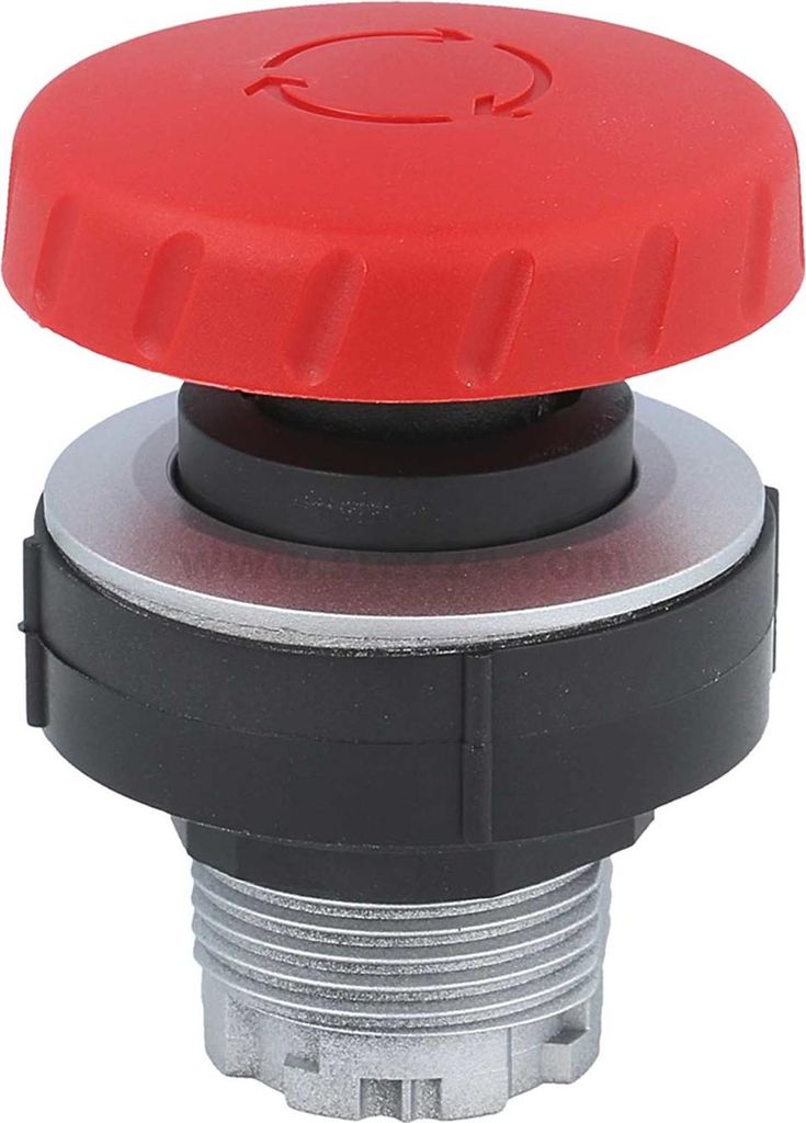 Georg Schlegel Pilztaster verrastend rund, KOMBITAST-R-JUWEL Hub 6,0mm - 1 Stück