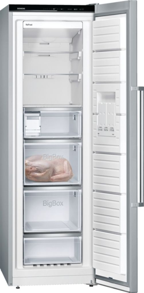 Bosch Freistehender Gefrierschrank 186 x 60 cm Edelstahl Produktbild 3