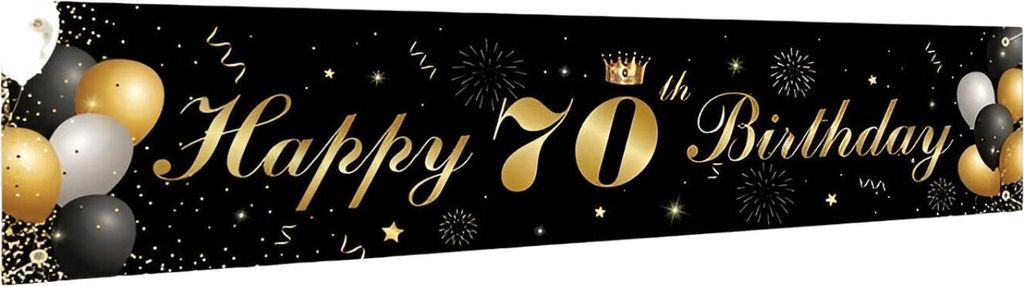 Ghirlanda banner per il 70° compleanno Decorazione da Immagine del prodotto 
