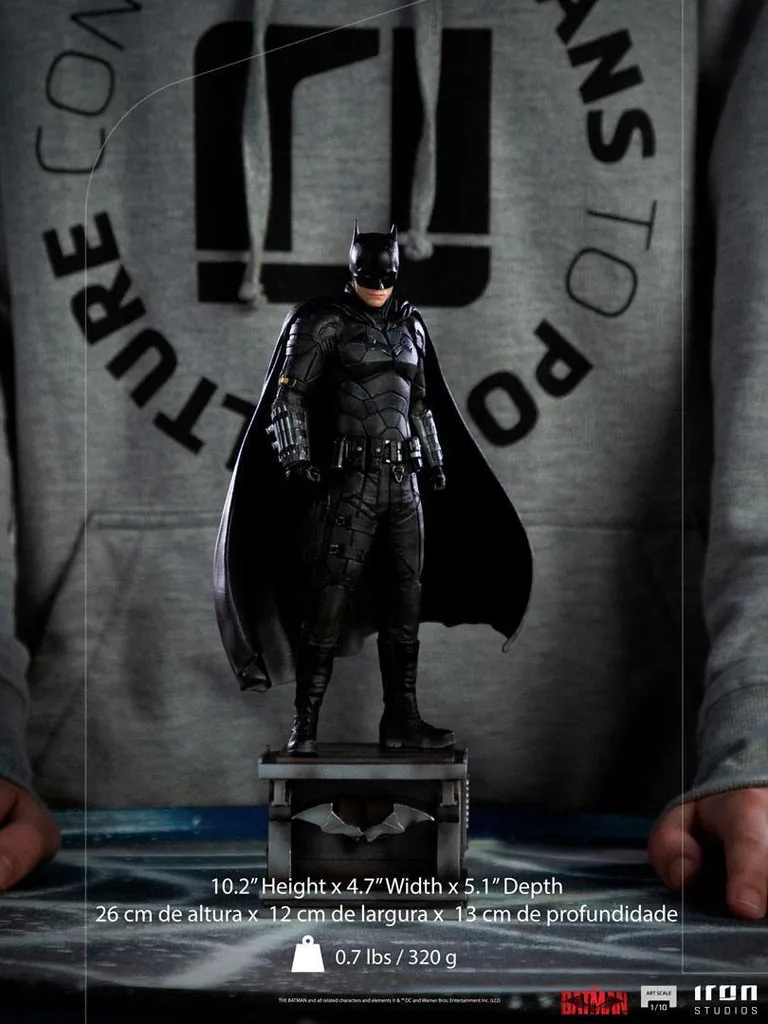 Batman Statue 1/10 Iron Studios - Design Tactique et Finition à la Main
