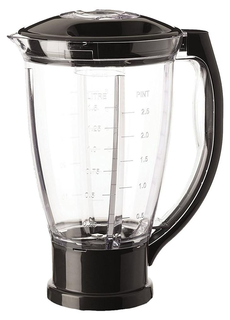 Moulinex XF634BB1, Miska k mixéru, Čierna, Priehľadná, 1,5 Obrázok produktu 