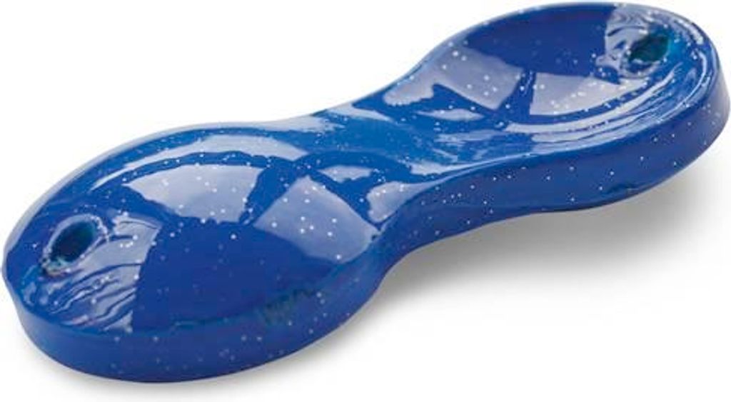 Zebco Flatty Teaser Buttlöffel (20g, 40g, 60g, 80g, 100g, 120g o.150g), Gewicht:40g, Farbe:blue-rainbow-glitter