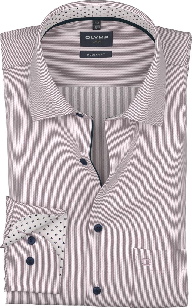 OLYMP Bezner KG 122814-Hemden, mauve 93 93 46