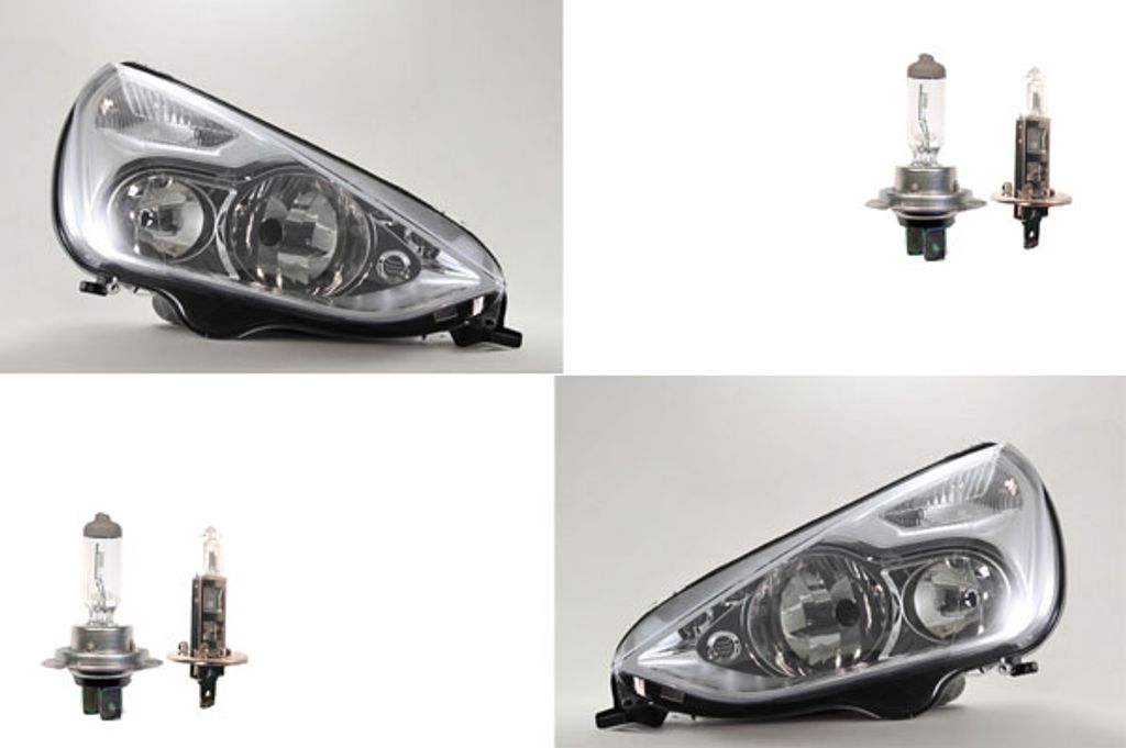 Johns, Scheinwerfer Halogen passend für Ford Galaxy 06 06- mit H7 H1 Set Links Rechts 1691779 1566719 1473418 1438494 1453191 1791506 6M2113101AC ...