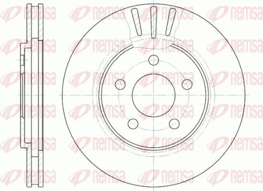 Disque de frein pour entretien Chrysler Sebring et Stratus 6947.10