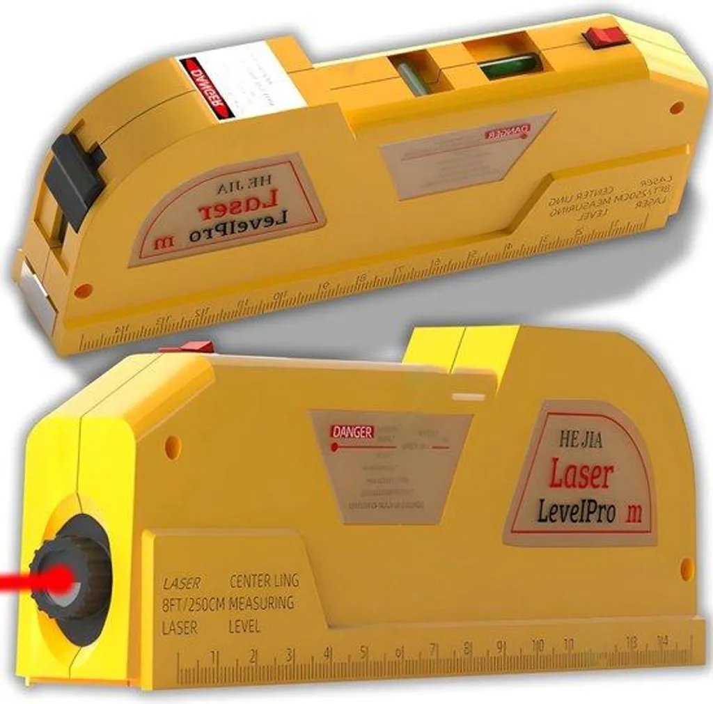 Finissez-en avec les mesures imprécises : niveau laser et mètre ruban