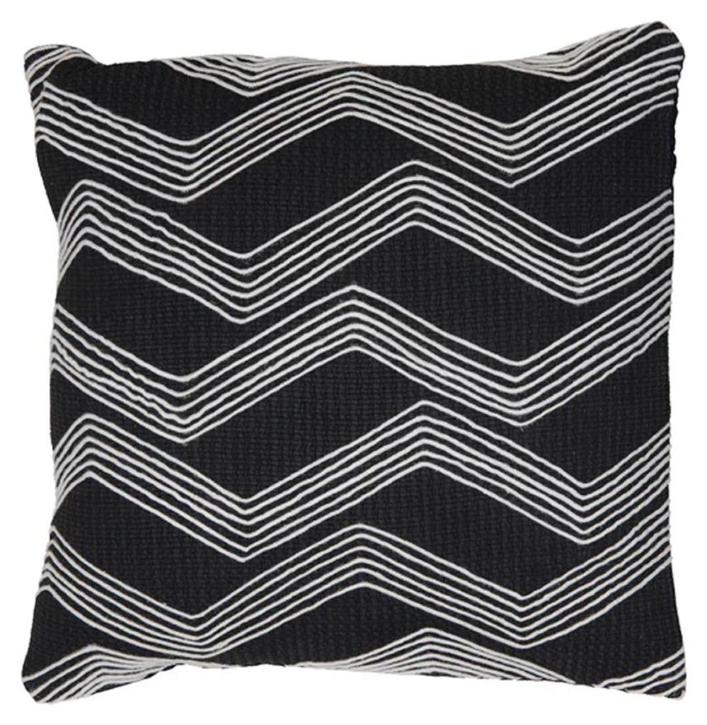 Dekokissen MACKEY von Light & Living 45x45 cm Kissen Schwarz-Beige