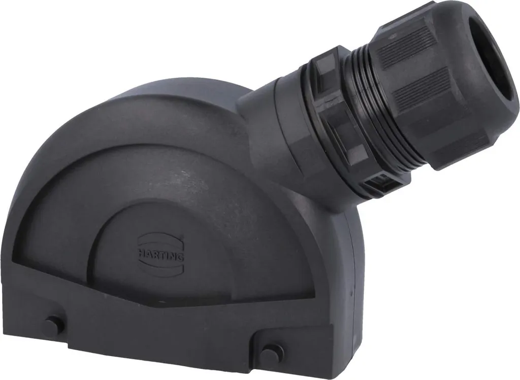 Capot Han ECO 24B HARTING M40 sortie latérale pour connecteur industriel
