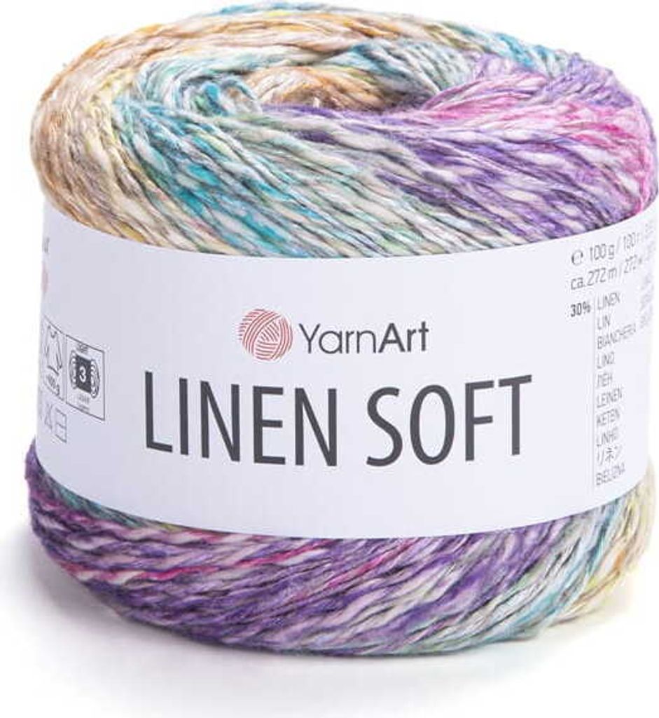 YarnArt Linen Soft Sommerwolle 100g - Leicht & Produktbild 