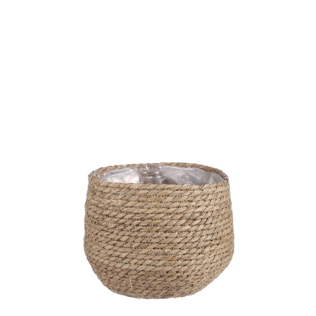 Mica Decorations Blumentopf - Rattan - beige - Jute - 22 x Produktbild 