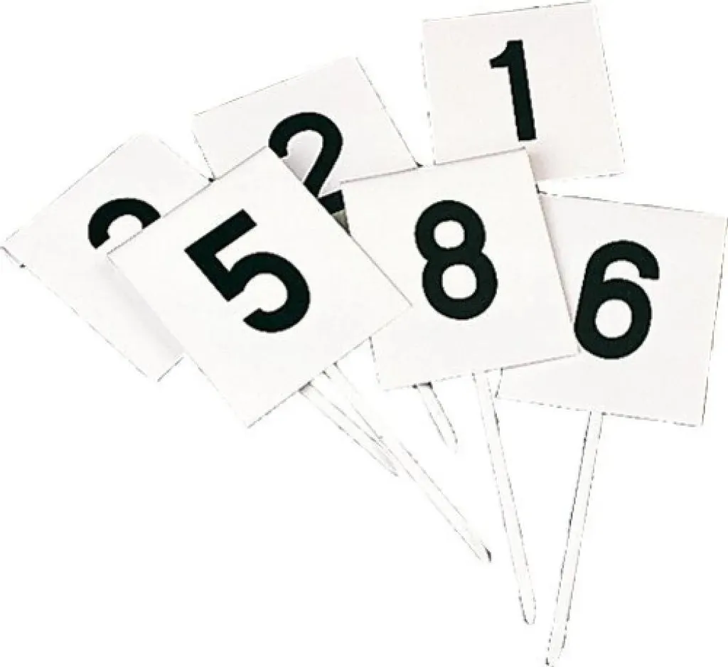 Feuilles de marquage blanches Sporti France x12 pour sol sans chute