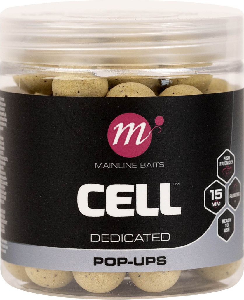 Mainline Baits Dedicated Pop Ups Cell 15 mm
