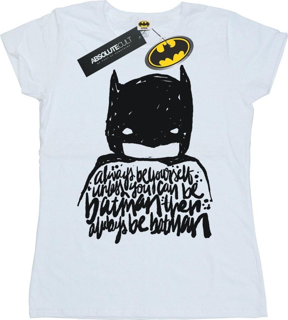 DC Comics - "Always Be Yourself" T-Shirt für Damen BI10539 (S) (Weiß)