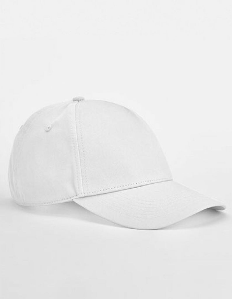 Beechfield B825 | EarthAware Classic Organic Baumwolle 5 Panel Cap - Farbe: White - Größe: One Size
