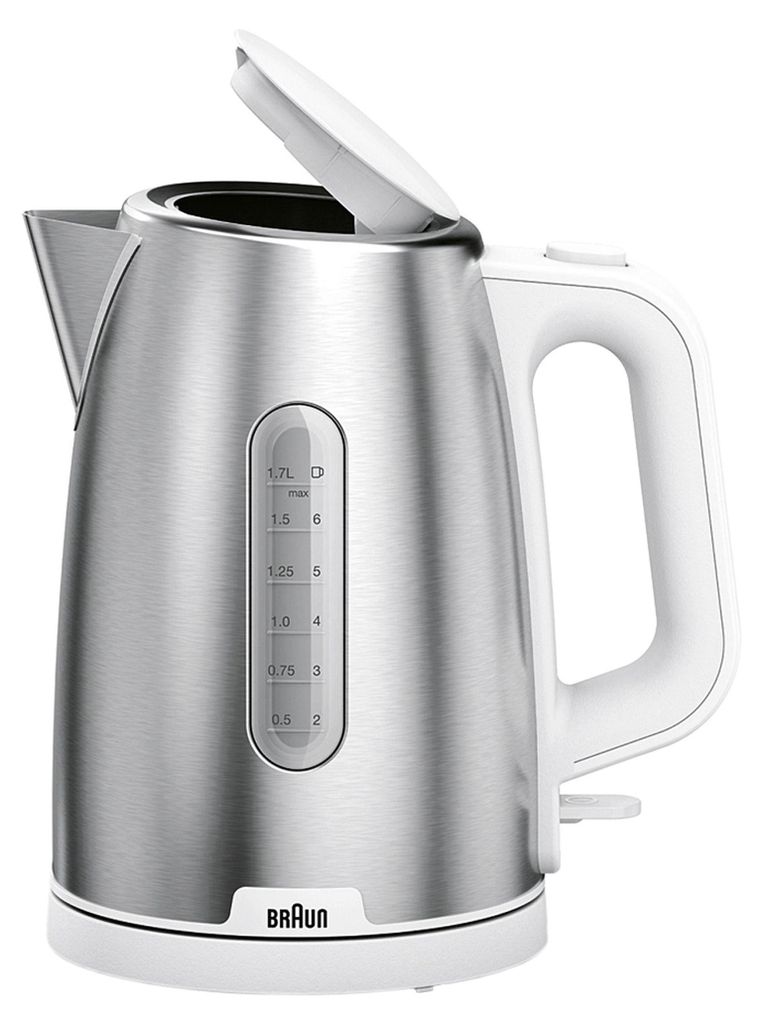 Braun WK 1500, 1,7 L, 2200 W, Nerezová oceľ, Biela, Obrázok produktu 