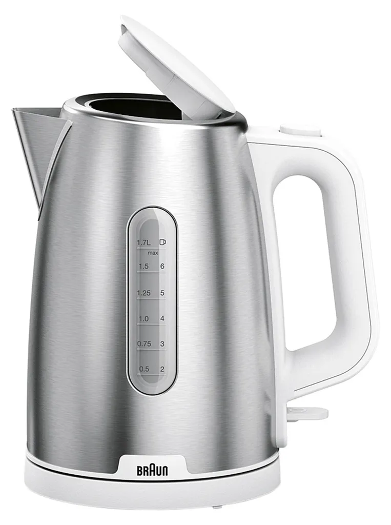 Bouilloire Électrique Braun WK 1500 WH Design Moderne PurShine 2200W