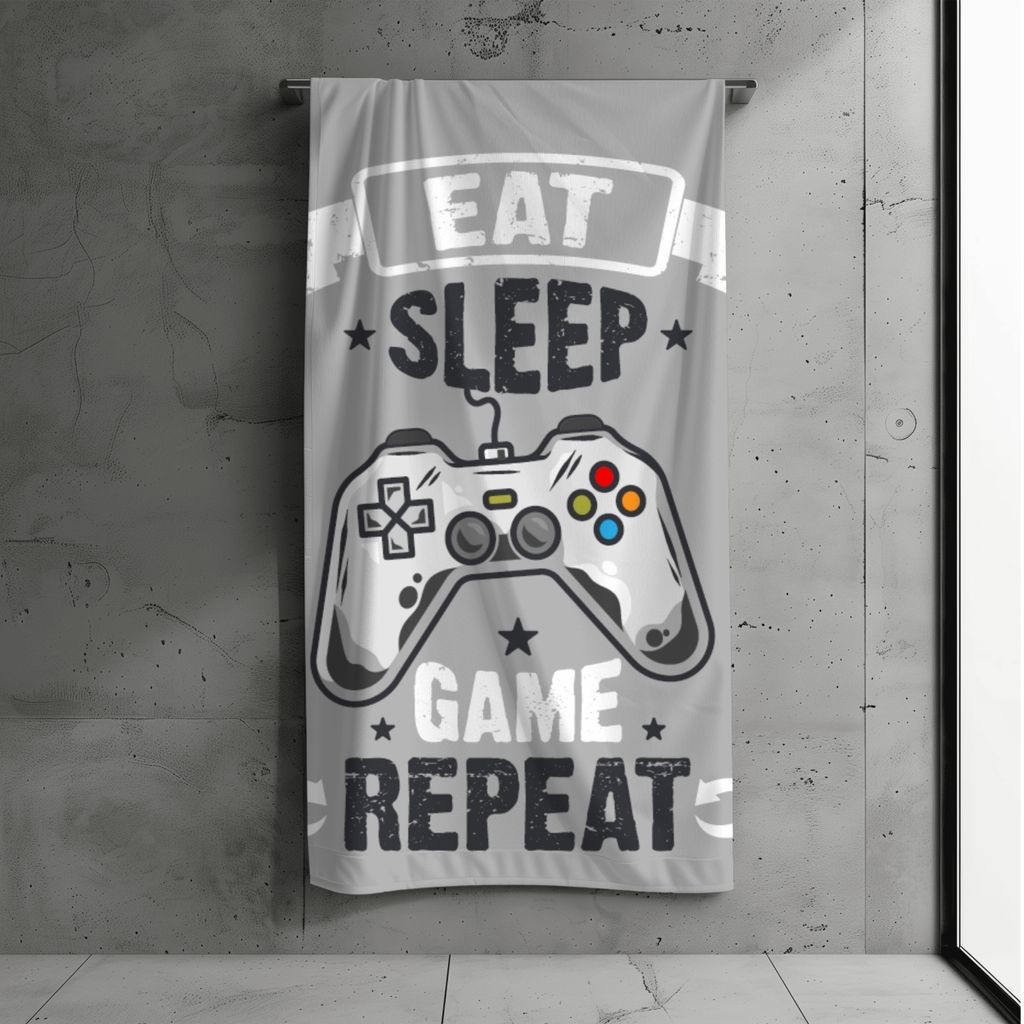 Strandtuch Gamer Game Flow 90x180 cm Produktbild 