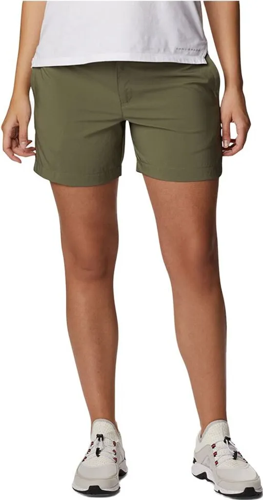 Columbia Silver Ridge Utility Pantalon Court Femme Vert Taille 6-4 US