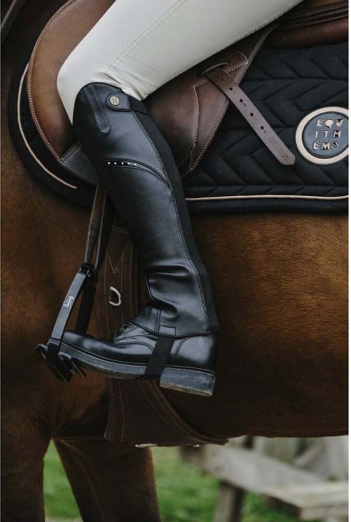 Norton Equestrian Bright Halbe Chaps Schwarz L Schwarz L