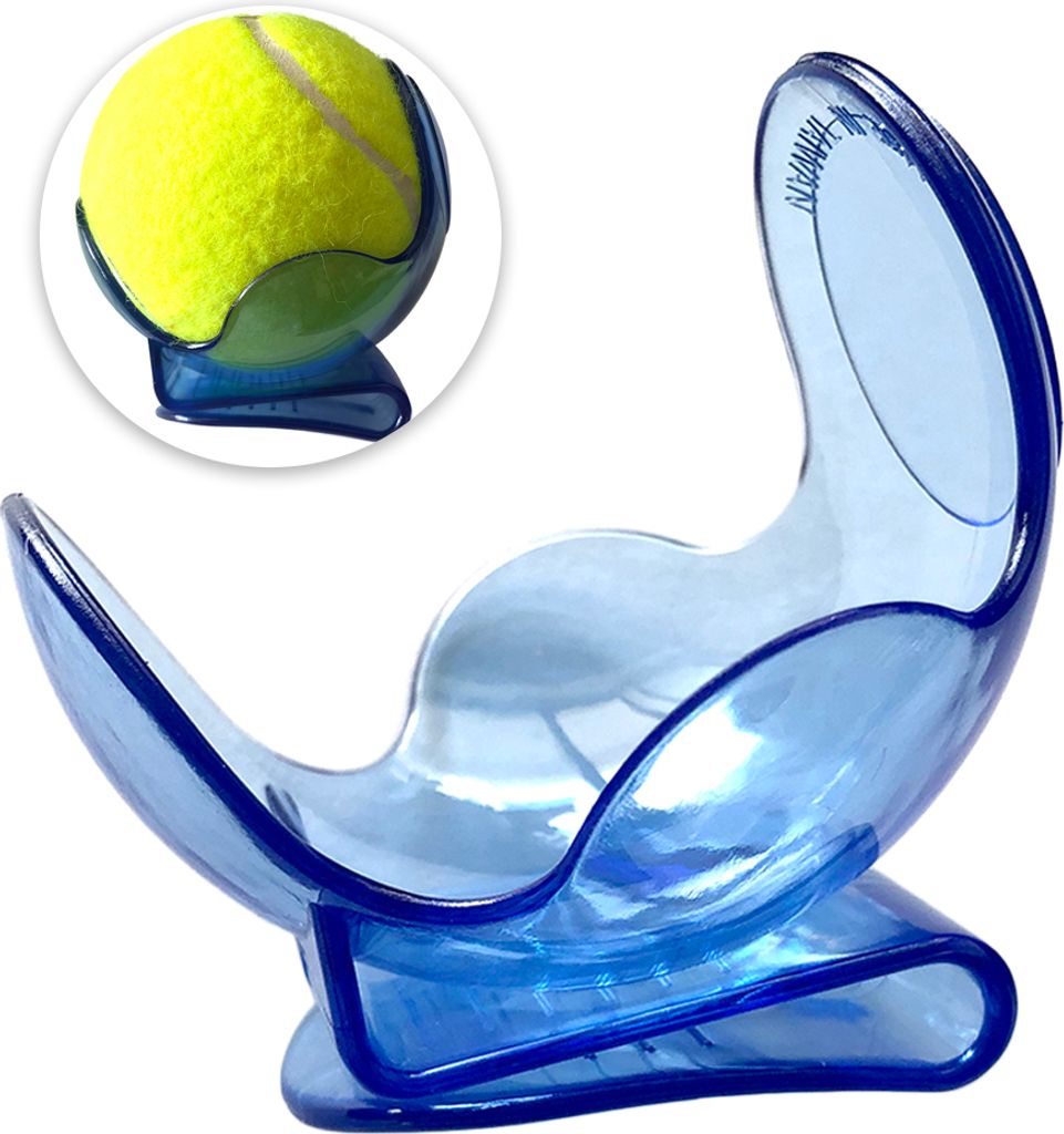 1Pc transparenter Tennisballclip Kunststoff Tennis Trainingsballhalter