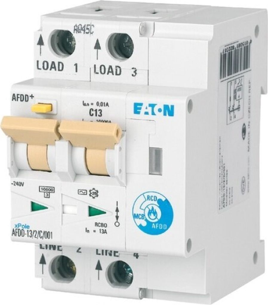 Eaton AFDD BRANDSCHUTZSCHALTER 2.POL (AFDD-13/2/C/003-A) Obrázek produktu 