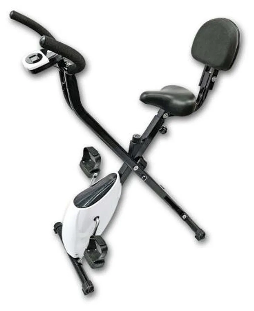 Vélo d'appartement pliable avec ordinateur LCD - Modèle compact X-100