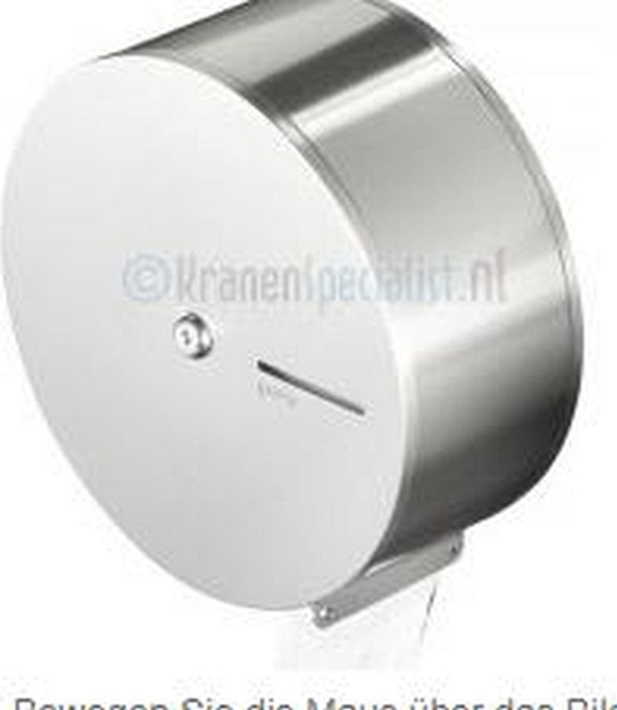 Geesa Public Area Closetroldispenser RVS helder glasgeborsteld