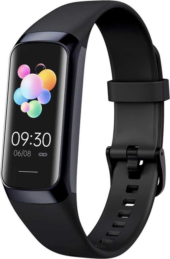 Eko, Connected Armband 5.0 Flame Edition Waterproof IP68 mit Multisportfunktion, Schwarz