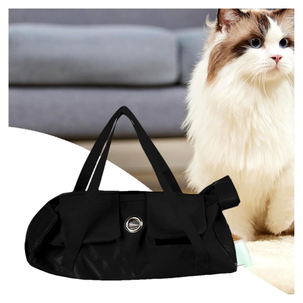 Vielseitige Tragetasche für Katzen, geräumige und ergonomische Tasche für Outdoor-Aktivitäten, Transport und Tierarztbesuche