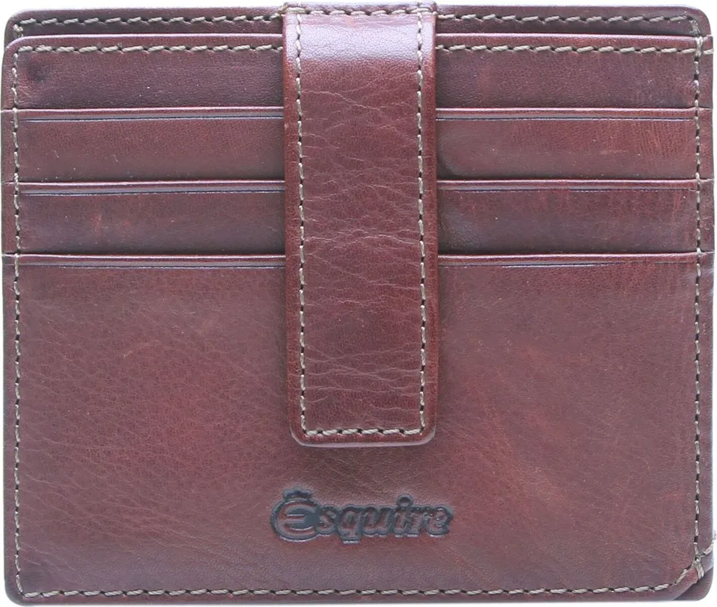 Esquire portafoglio Primavera Zip Around Wallet Black nero