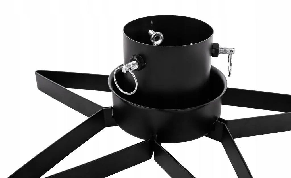 Support pour sapin de Noël Stable en Métal Noir - Modèle Premium Robust - 3