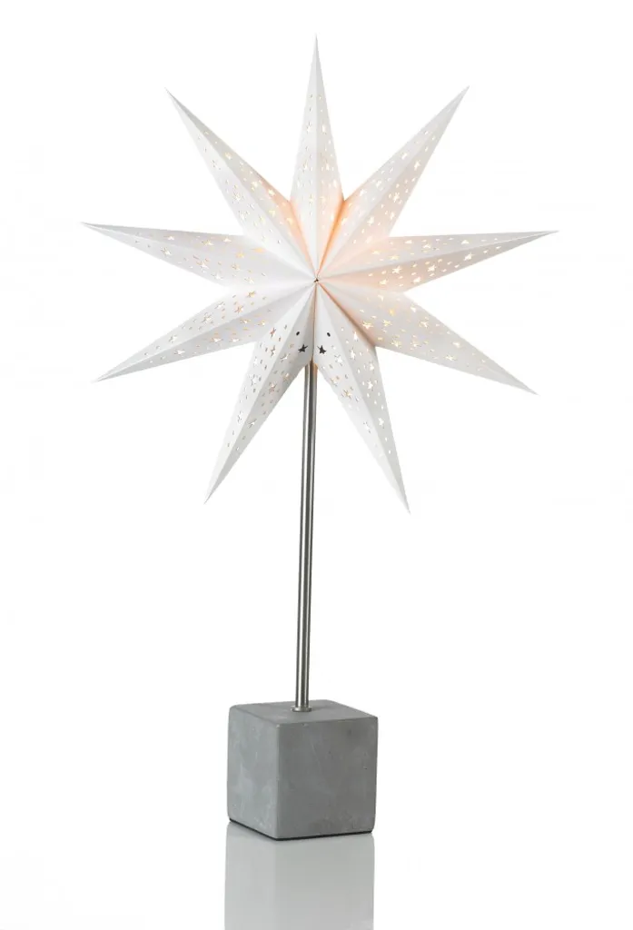 Éclairage d'Ambiance Salon Markslöjd Star Blanc Béton 35x58 cm 702469
