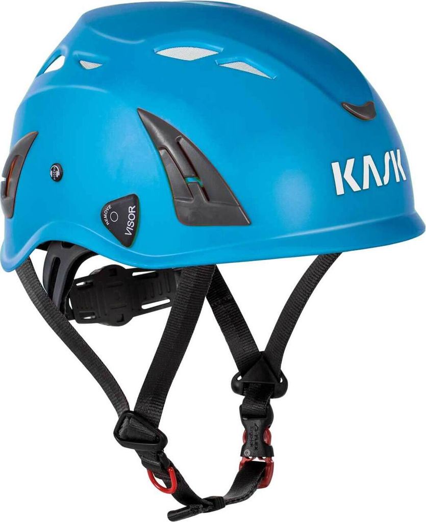 KASK Plasma AQ Schutzhelm, Industriekletterhelm - Arbeitsschutzhelm, Drehrad, Sanitized, EN397 Farbe:hellblau