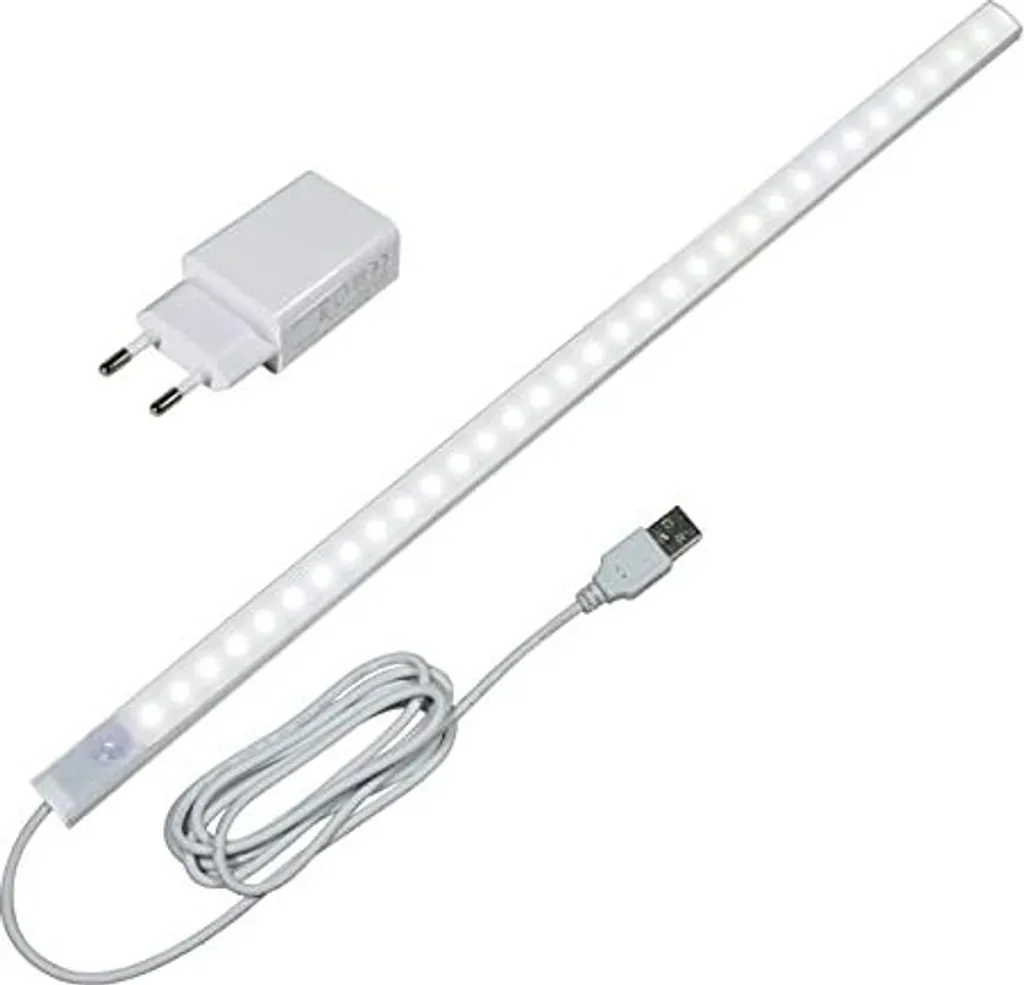 Luce Notturna LED per Armadi e Scale: Sensore Movimento 43cm Sicura