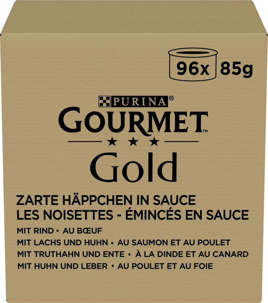 Purina Gourmet Cibo umido per gatti in pezzi in salsa 85 G Immagine del prodotto 