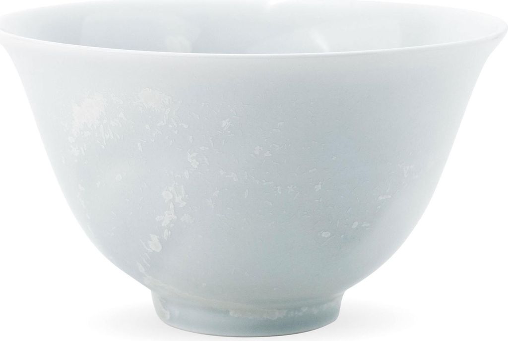 VERLO PERLA Schüssel 500 ml – Mittelgroße Schale in Perlmutt-/Perlweiß-Optik, Elegantes Zeitloses Design, Hochwertige Keramik, Ideal für Müs...