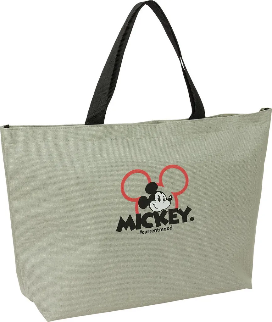 Shopping Bag Mickey Mouse Clubhouse Mood Grigio 54cm Pieghevole - 1
